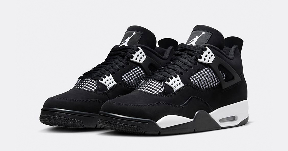 Black and white jordans new release sales